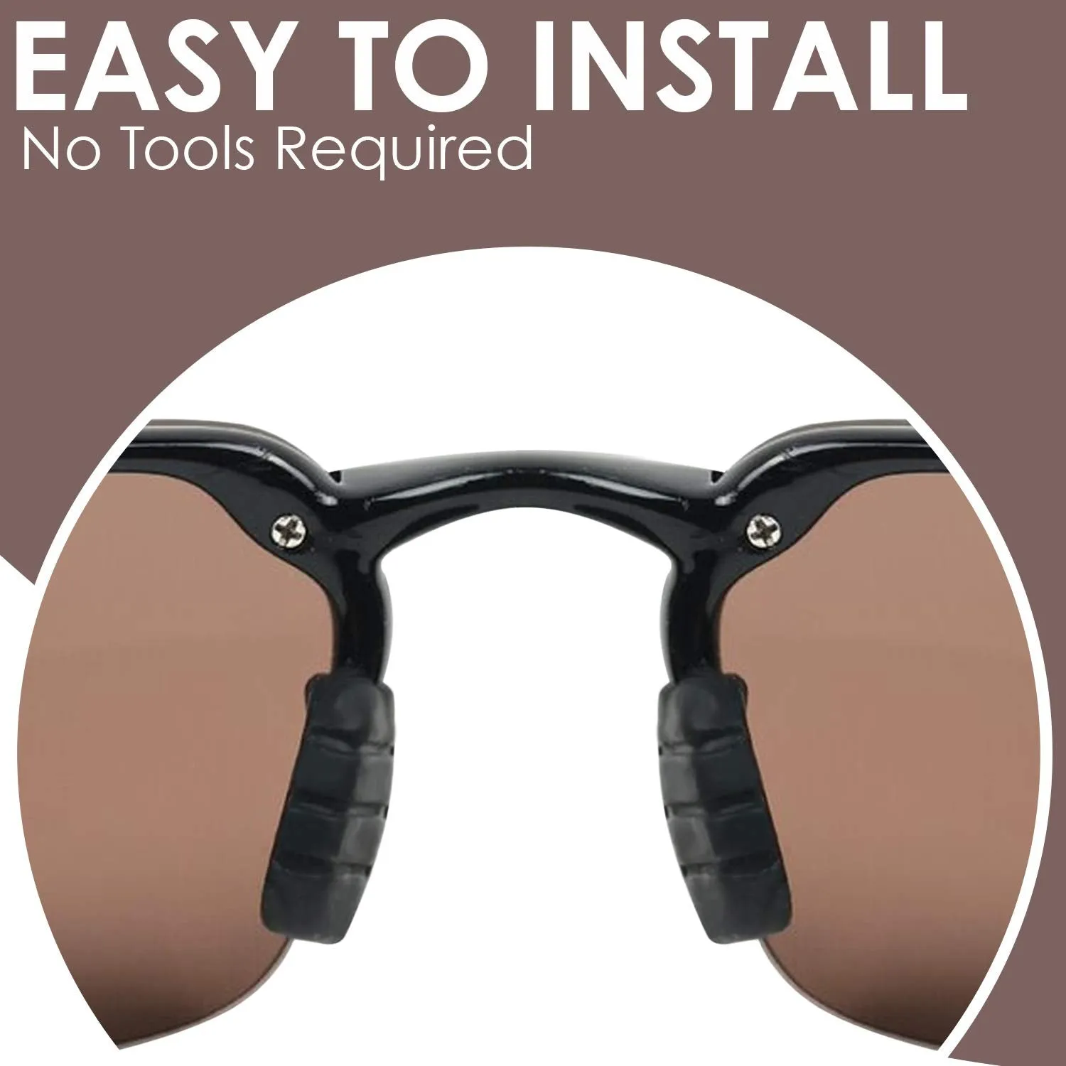 2 Pairs Replacement Nose Pads Compatible with Martini and Maui Jim Sport