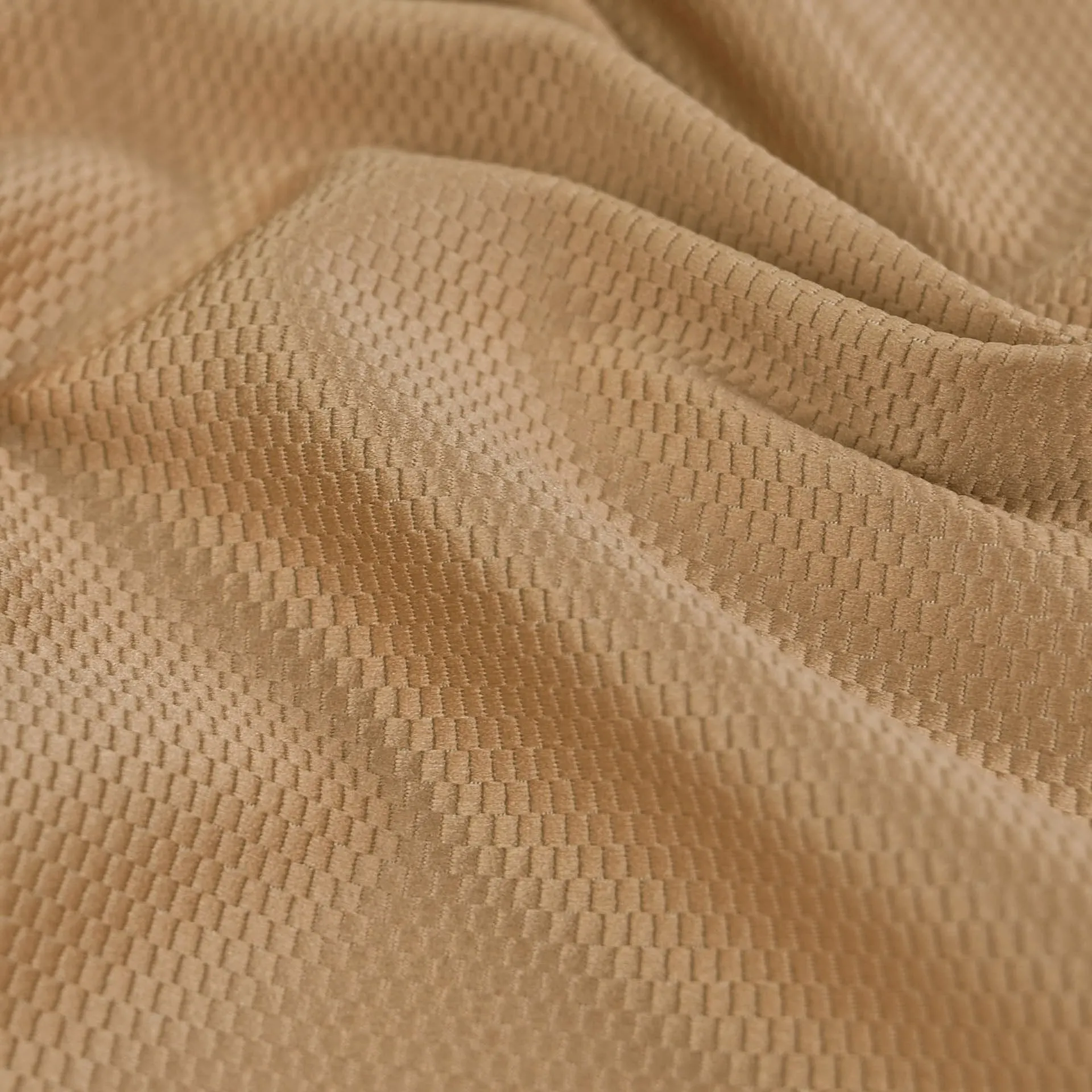 Beige Micro Jacquard Fabric 98891