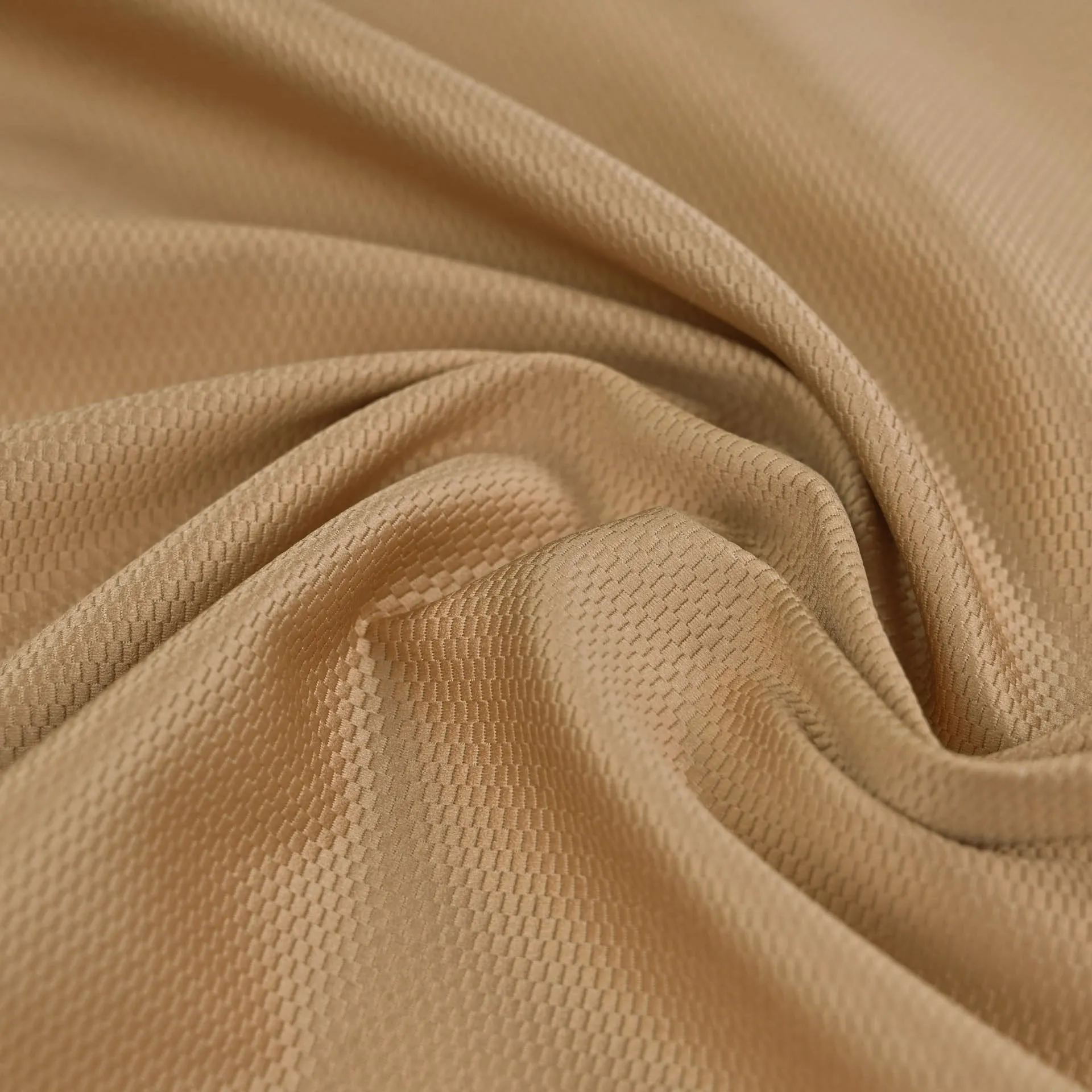 Beige Micro Jacquard Fabric 98891