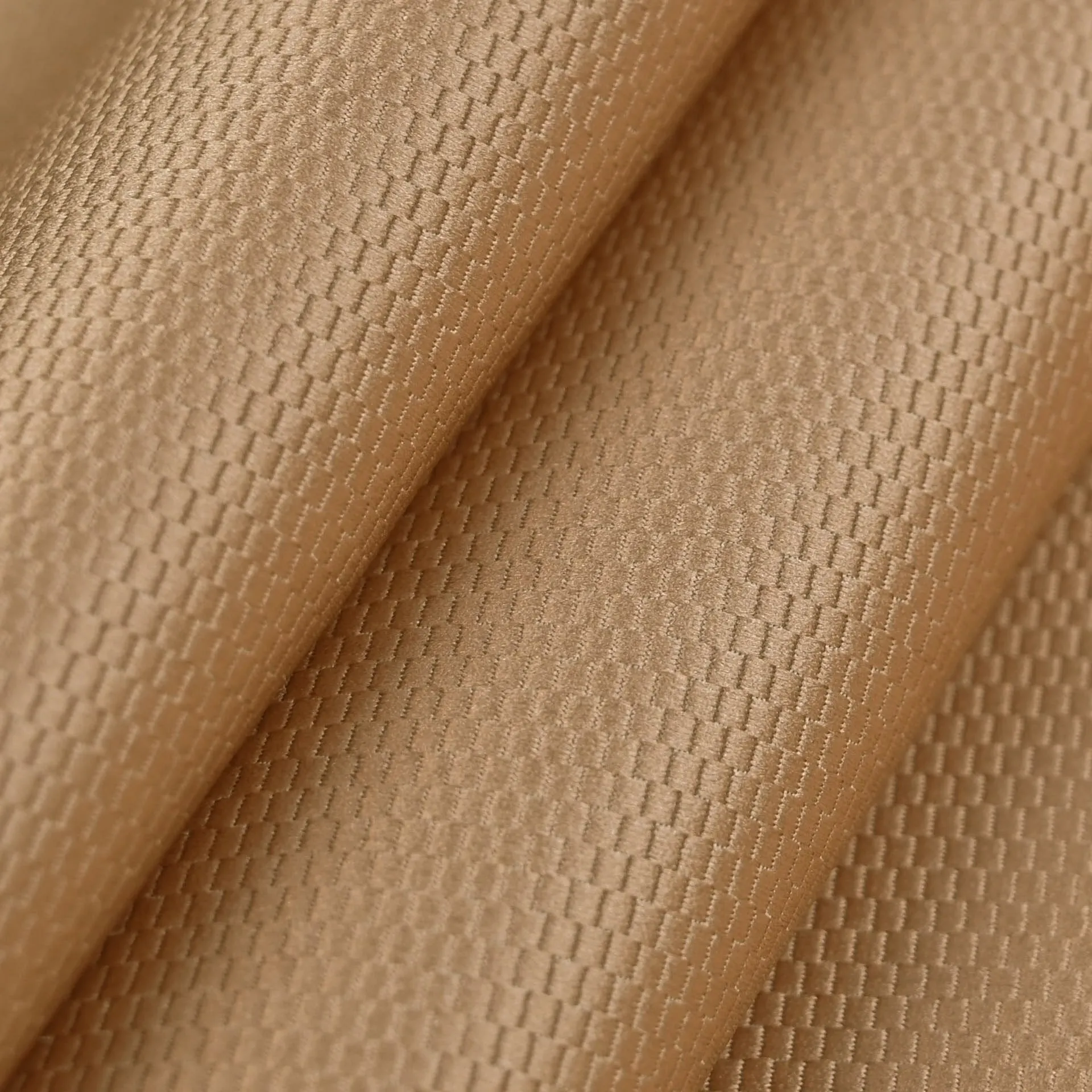 Beige Micro Jacquard Fabric 98891