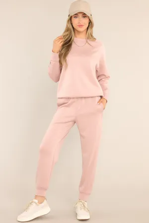 Blow Off Steam Rose Joggers