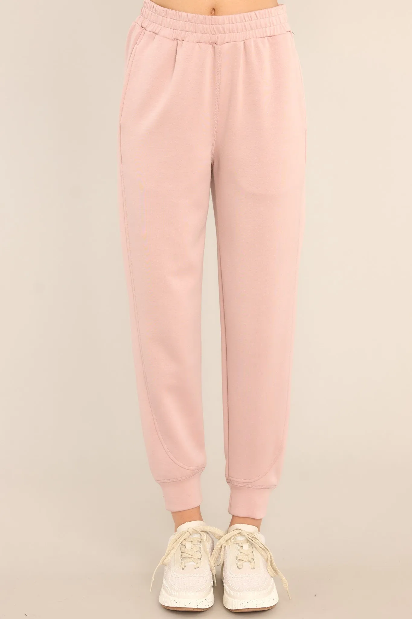 Blow Off Steam Rose Joggers