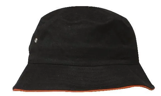 BRUSHED SPORTS TWILL BUCKET HAT