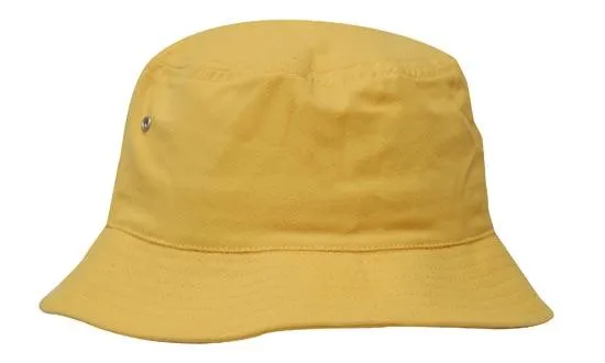 BRUSHED SPORTS TWILL BUCKET HAT