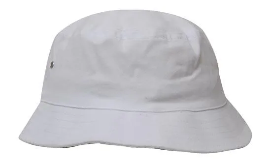 BRUSHED SPORTS TWILL BUCKET HAT