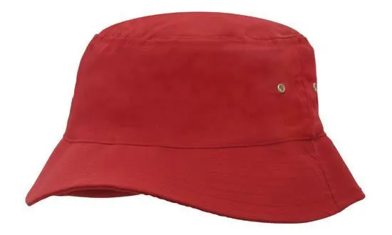 BRUSHED SPORTS TWILL BUCKET HAT