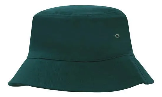 BRUSHED SPORTS TWILL BUCKET HAT