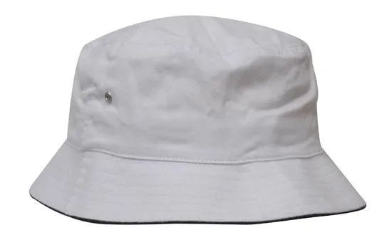 BRUSHED SPORTS TWILL BUCKET HAT