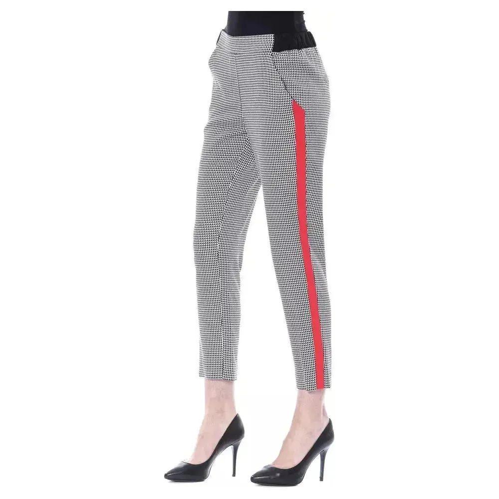 BYBLOS Black Viscose Women Pants