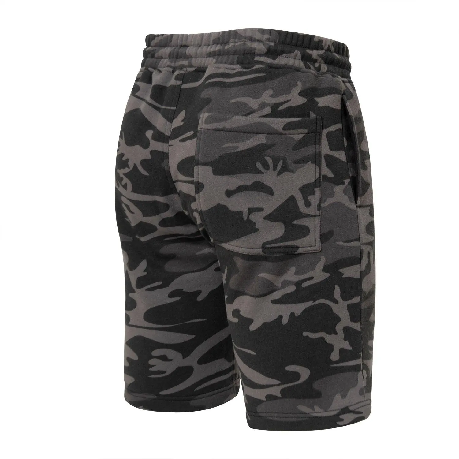 Camo & Solid Color Sweatshorts