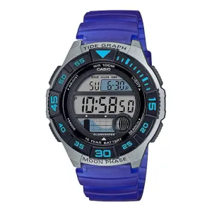 Casio Men's Sports Blue Resin Band Watch WS1100H-2A WS-1100H-2A