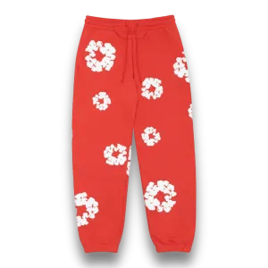 Denim Tears the Cotton Wreath Red Sweatpants