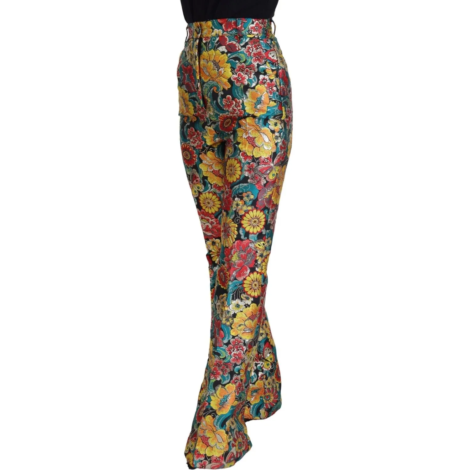 Dolce & Gabbana Elegant Multicolor Woven Pants