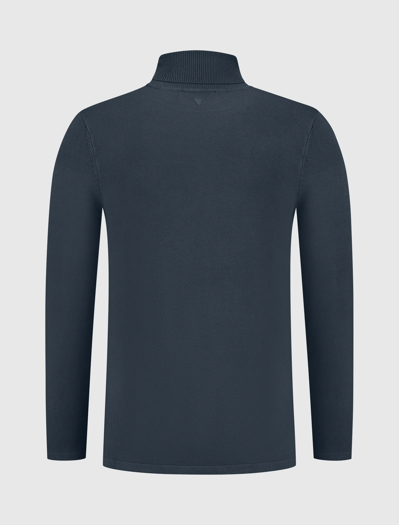 Essential Knitwear Turtleneck Sweater | Navy