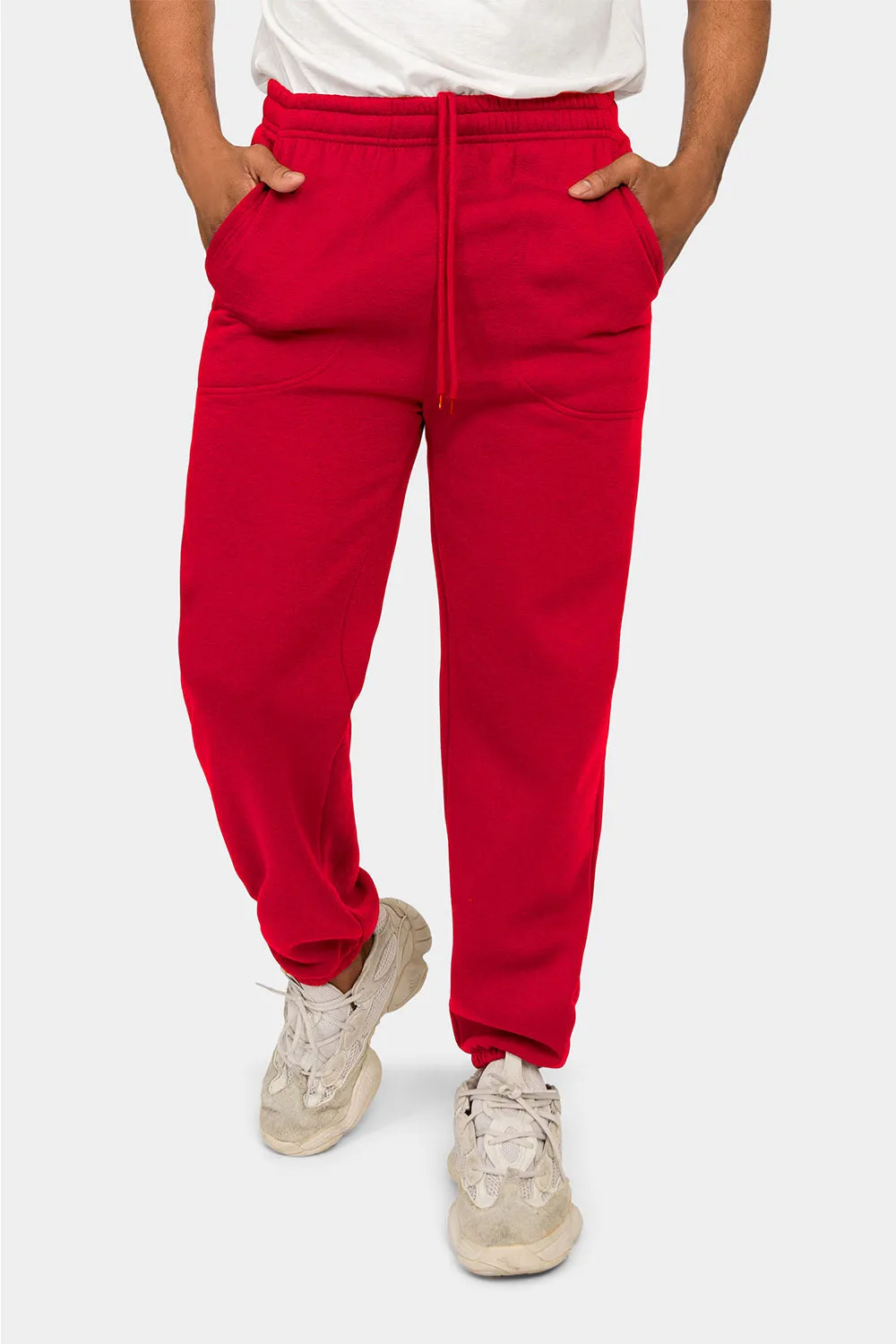 Essential Solid Medium Weight Fleece Sweatpants