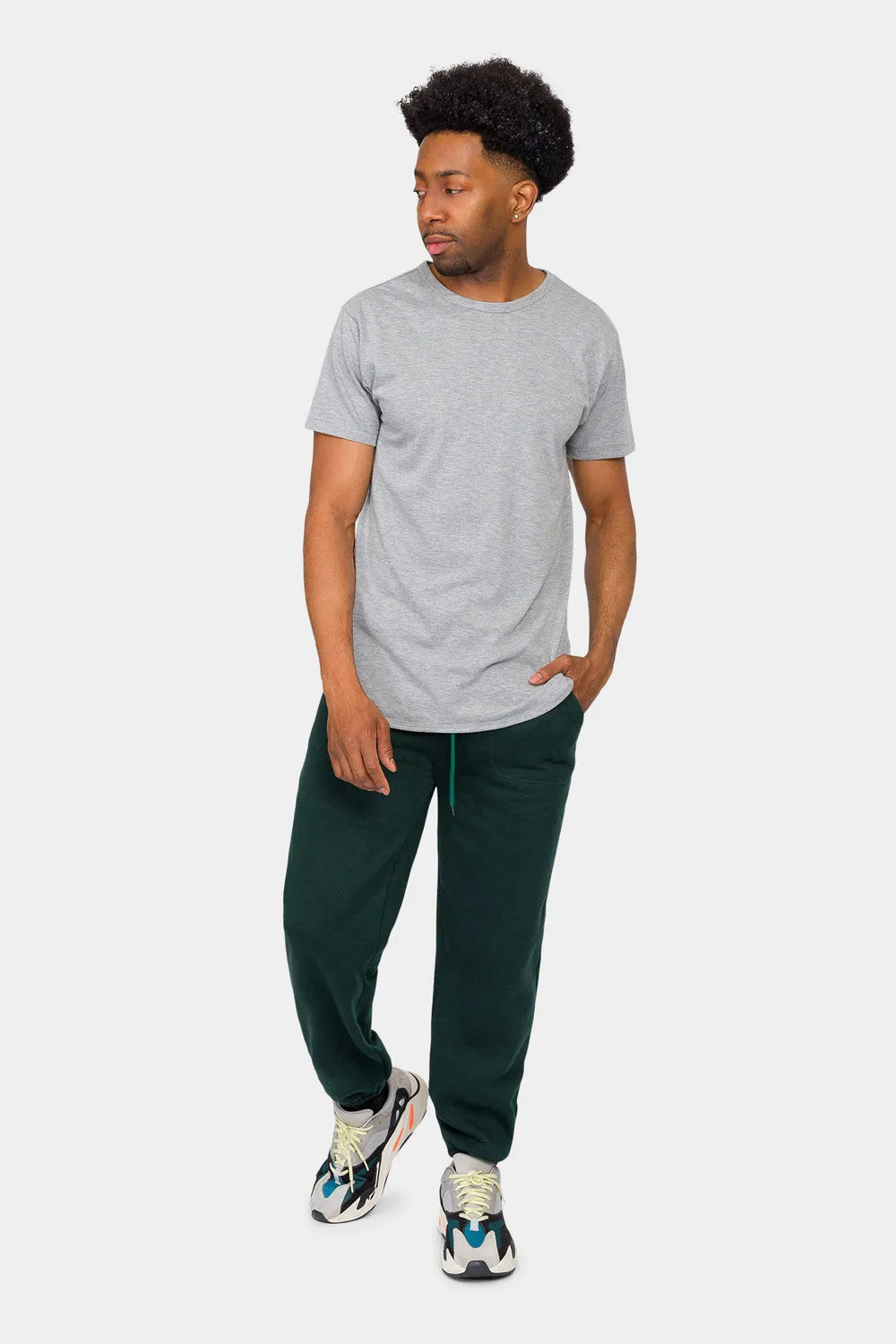 Essential Solid Medium Weight Fleece Sweatpants