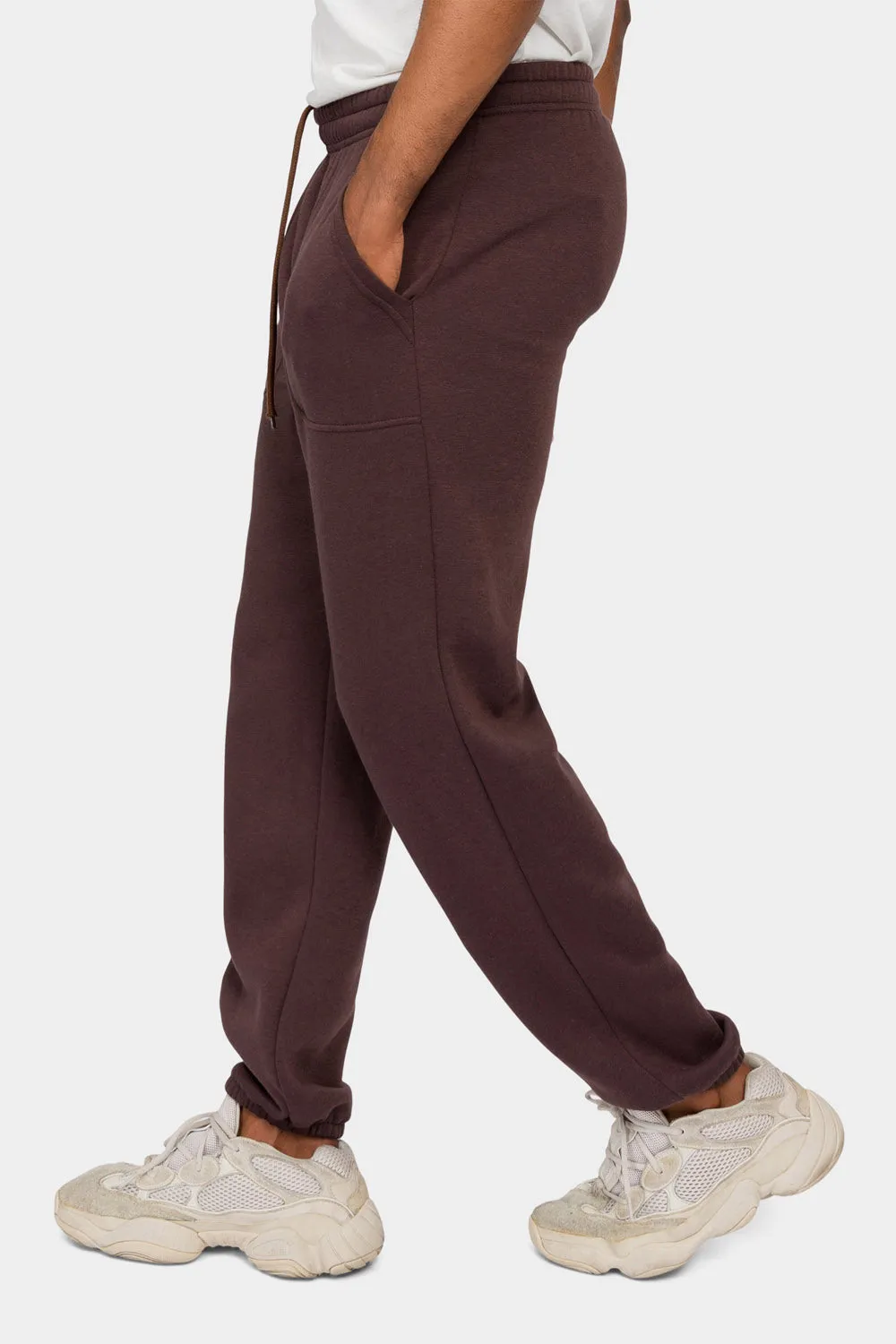 Essential Solid Medium Weight Fleece Sweatpants