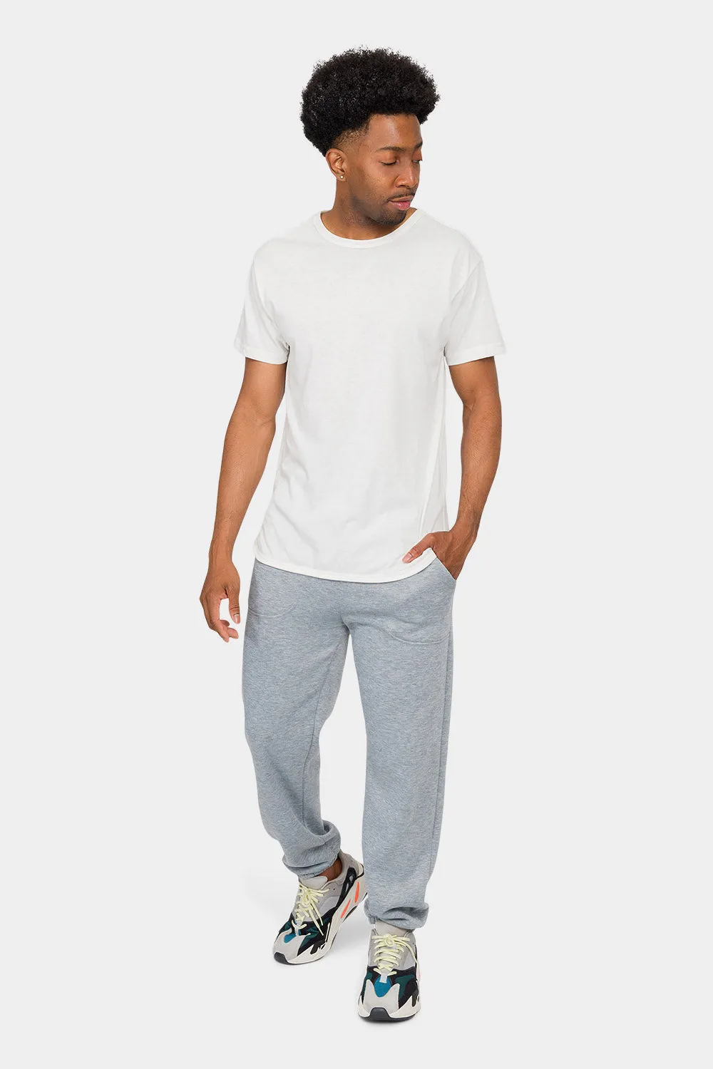 Essential Solid Medium Weight Fleece Sweatpants