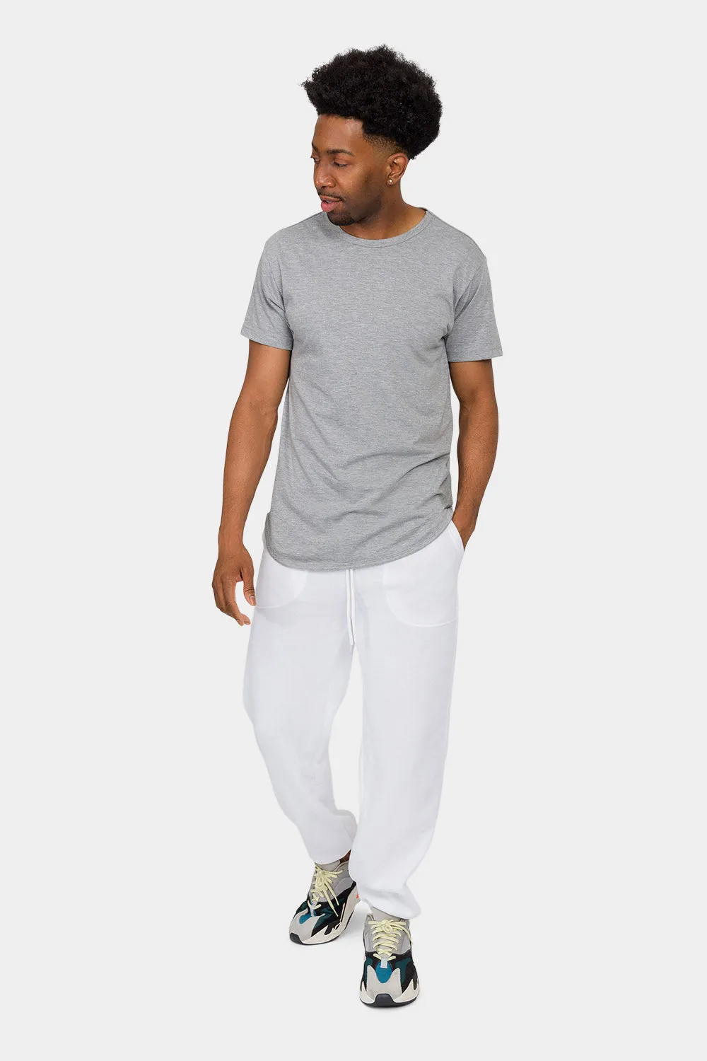 Essential Solid Medium Weight Fleece Sweatpants