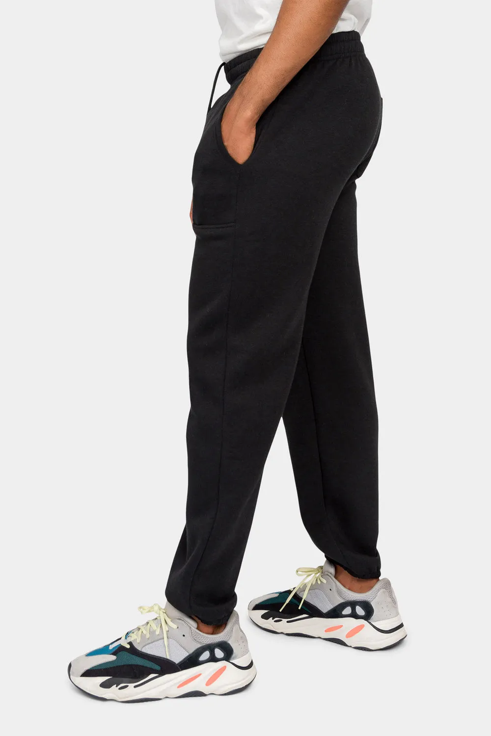 Essential Solid Medium Weight Fleece Sweatpants