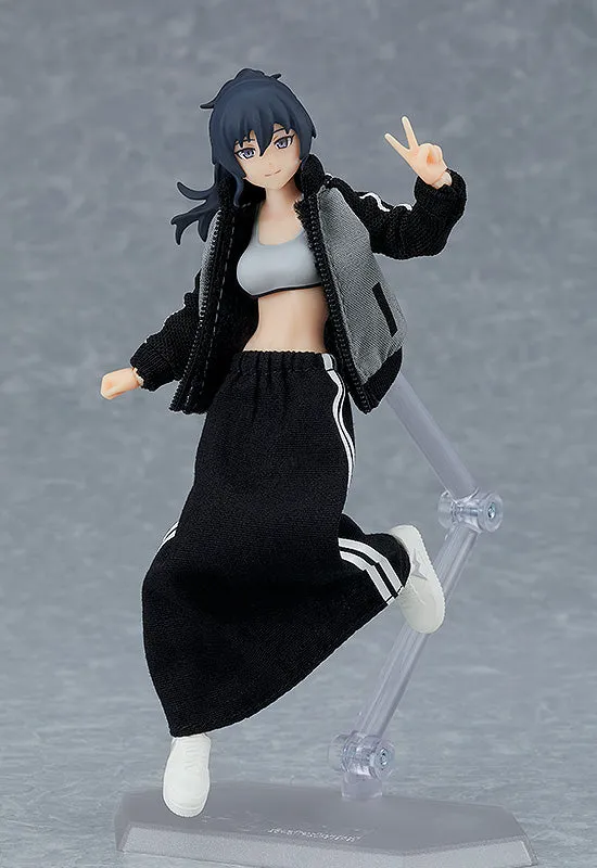 figma Female Body (Makoto) with Tracksuit   Tracksuit Skirt Outfit