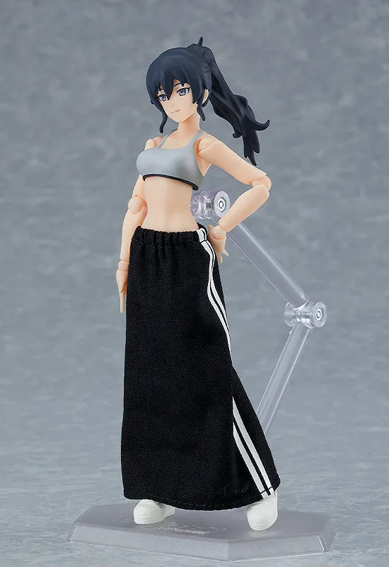 figma Female Body (Makoto) with Tracksuit   Tracksuit Skirt Outfit