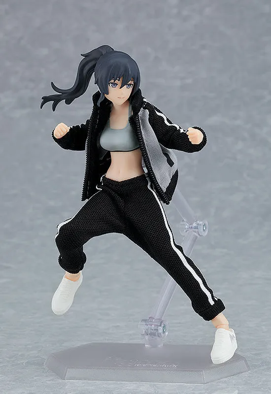 figma Female Body (Makoto) with Tracksuit   Tracksuit Skirt Outfit