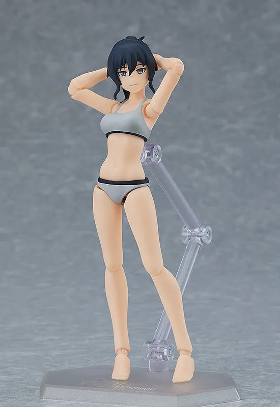 figma Female Body (Makoto) with Tracksuit   Tracksuit Skirt Outfit