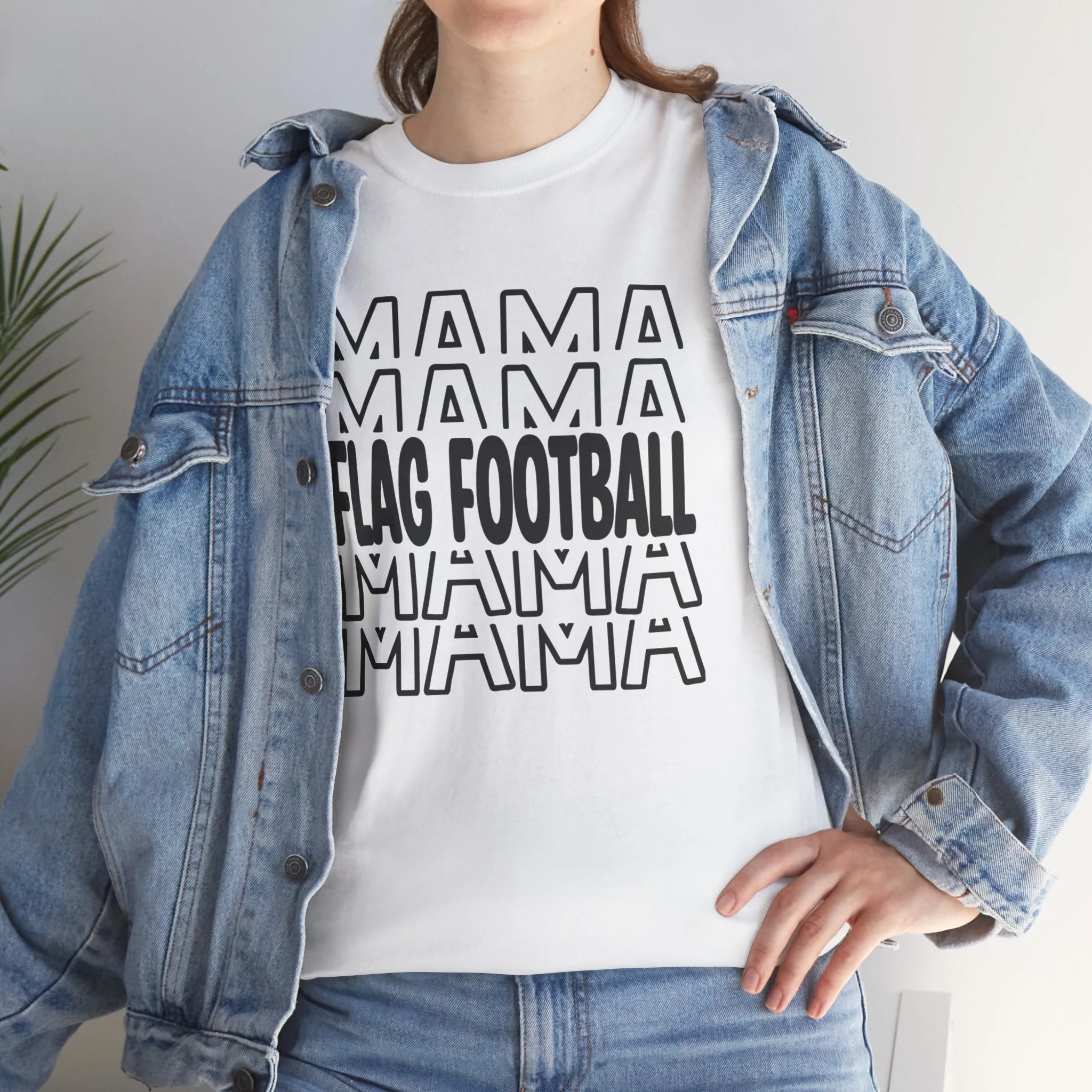 Flag Football Mama Tee