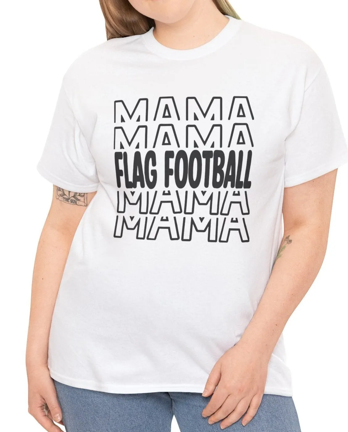 Flag Football Mama Tee