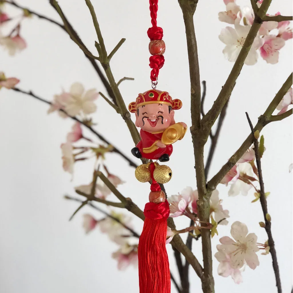 God of Wealth -  Chinese prosperity hanging decoration