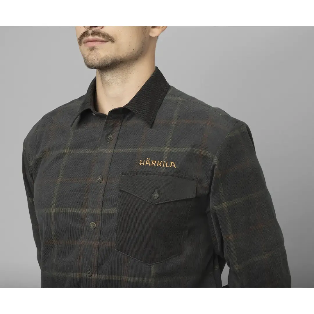 Kaldfjord Corduroy Check Shirt - Phantom by Harkila