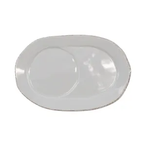 Lastra Oval Tray - Set of 4 - Light Gray