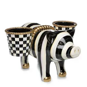 MacKenzie-Childs Pig Saddleback Planter