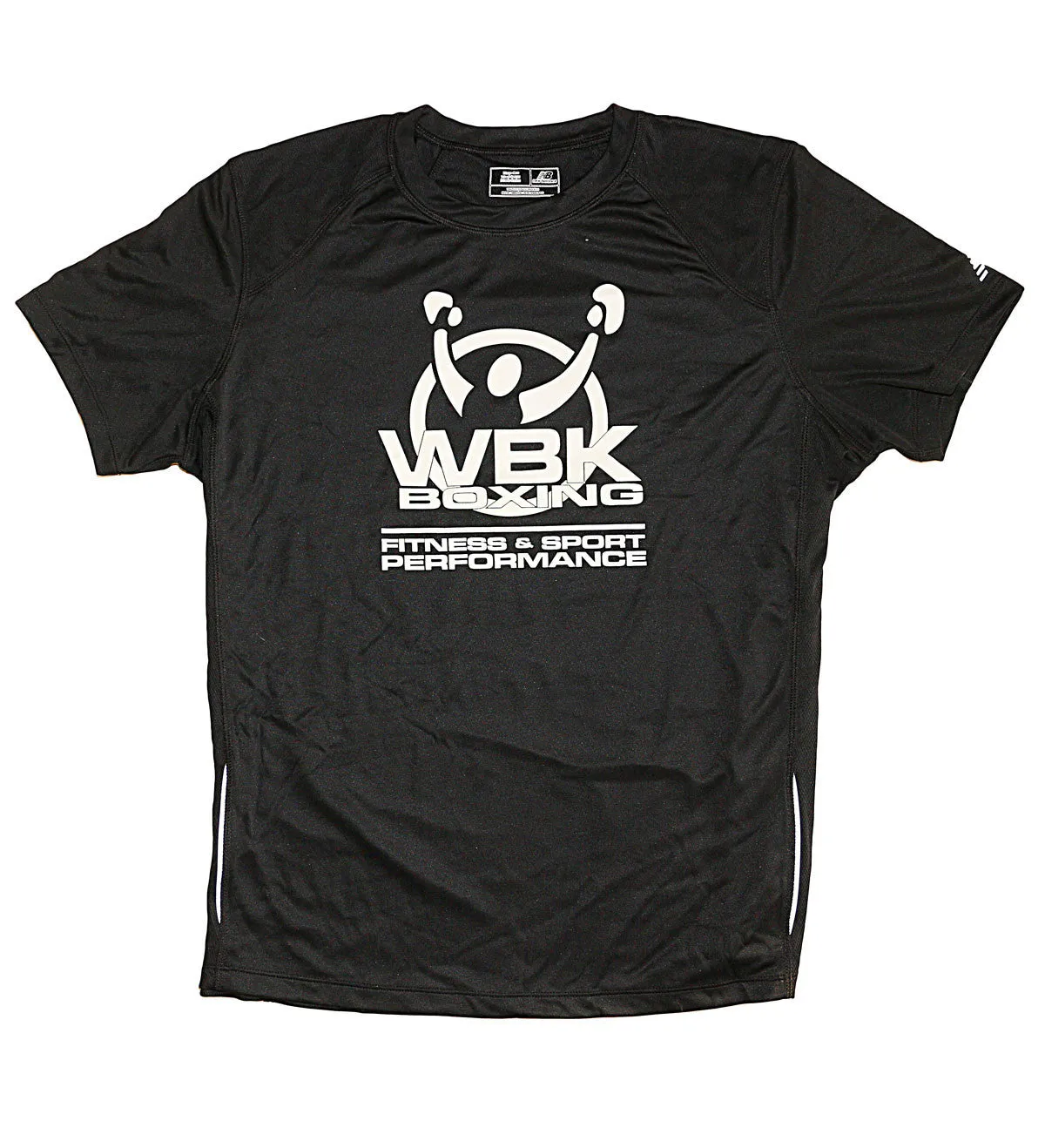 Men's polyester wicking & antimicrobial Tee, black