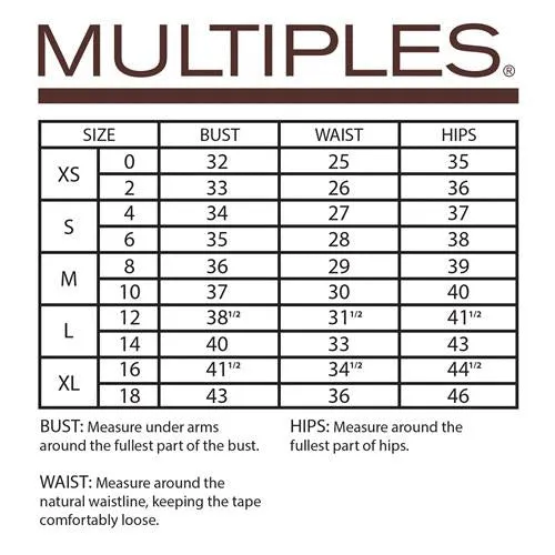 Multiples/Slimsations Pants #M14703PM