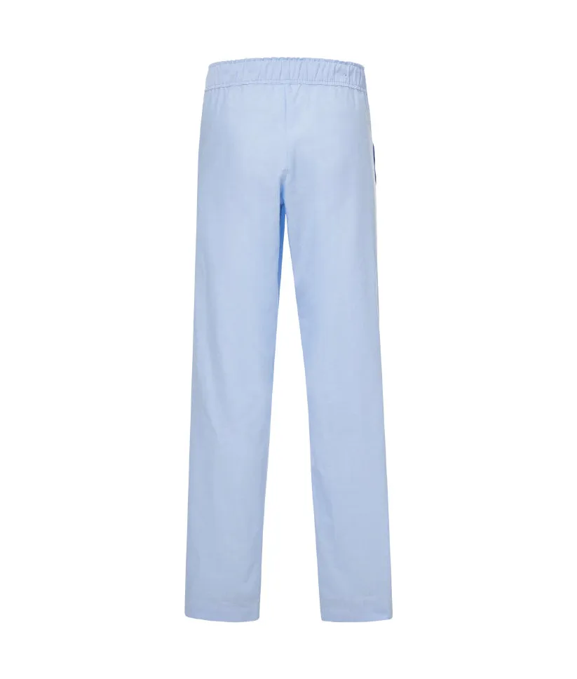 Oxford Light Blue Pajama Pant with Magnetic Closures