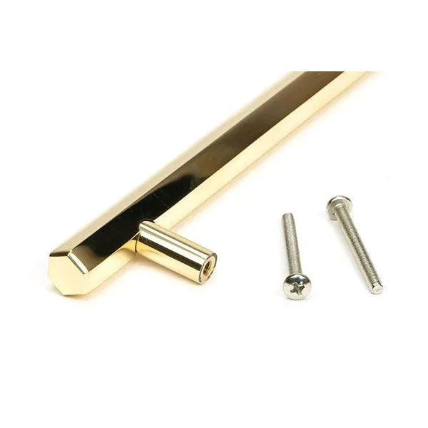 Polished Brass Kahlo Pull Handle - Small | From The Anvil