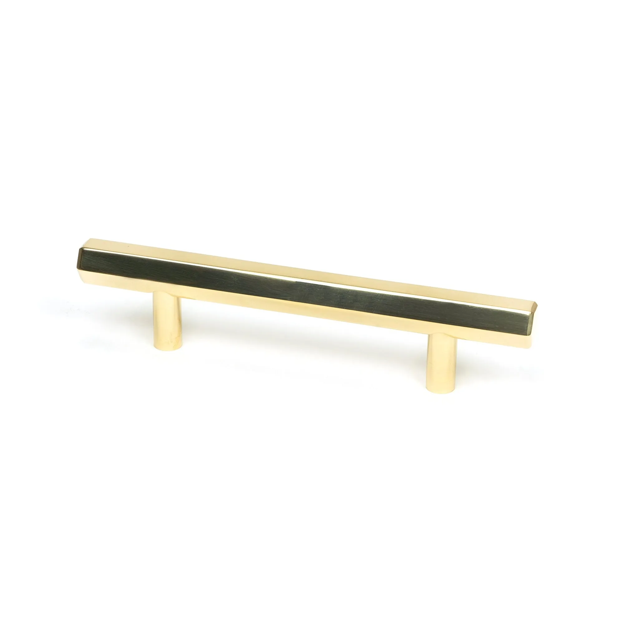 Polished Brass Kahlo Pull Handle - Small | From The Anvil