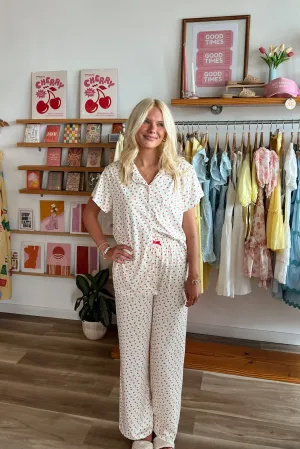 Red Roses Pajama Pants