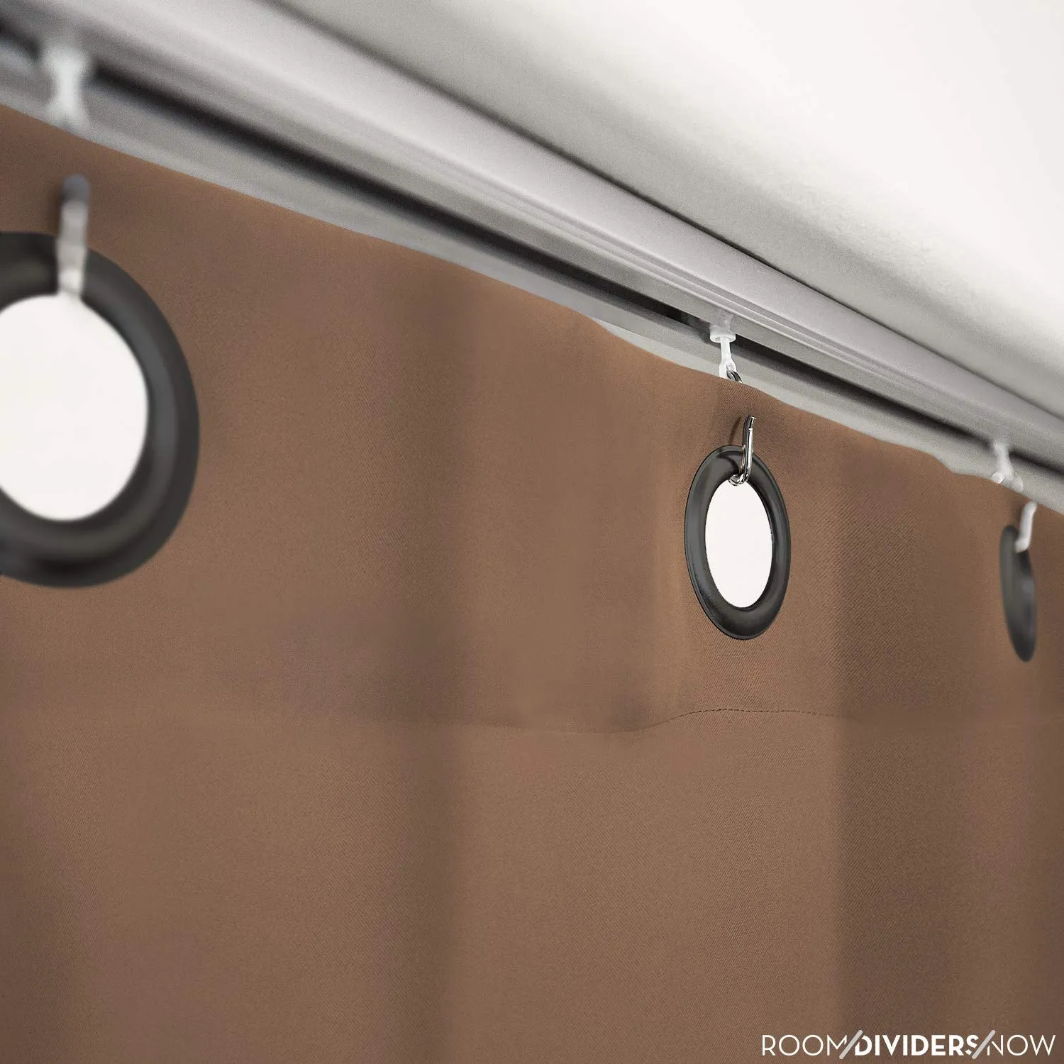 Room/Dividers/Now Ceiling Track Room Divider Kit - Mocha