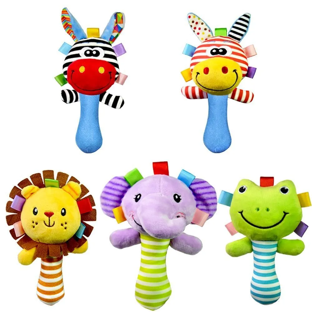 Soft Animal Rattle (5 Styles)