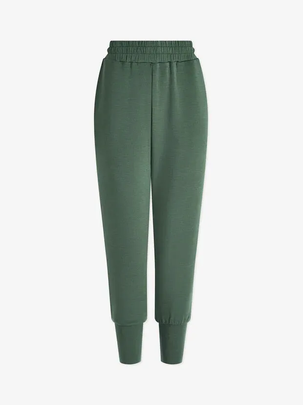 The Slim Cuff Pant 25” - Cilantro