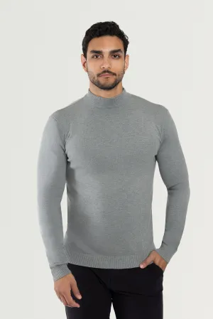 X RAY Men's Basic Casual Mockneck Sweater