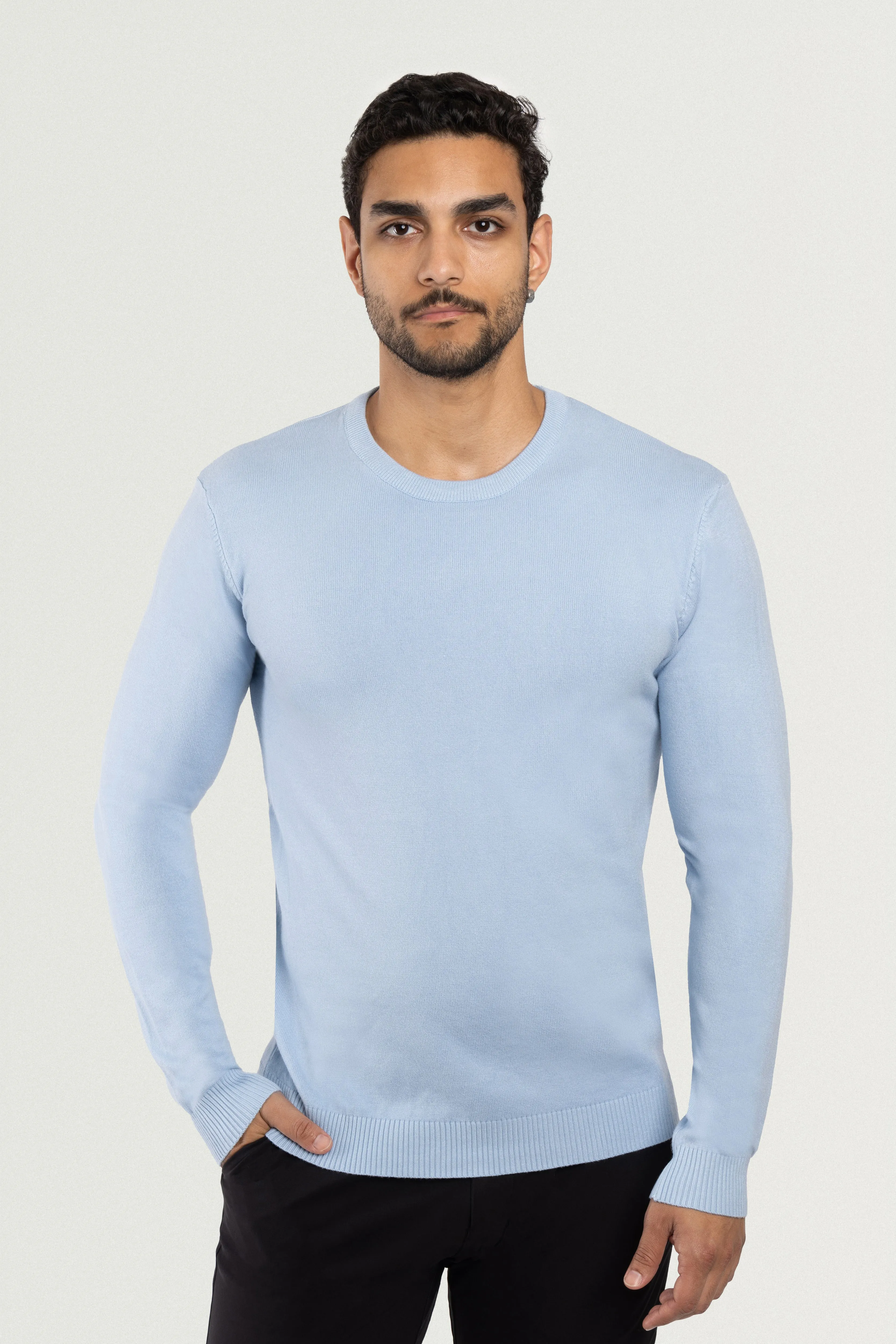 X RAY Men's Classic Basic Crewneck Sweater Big & Tall Available