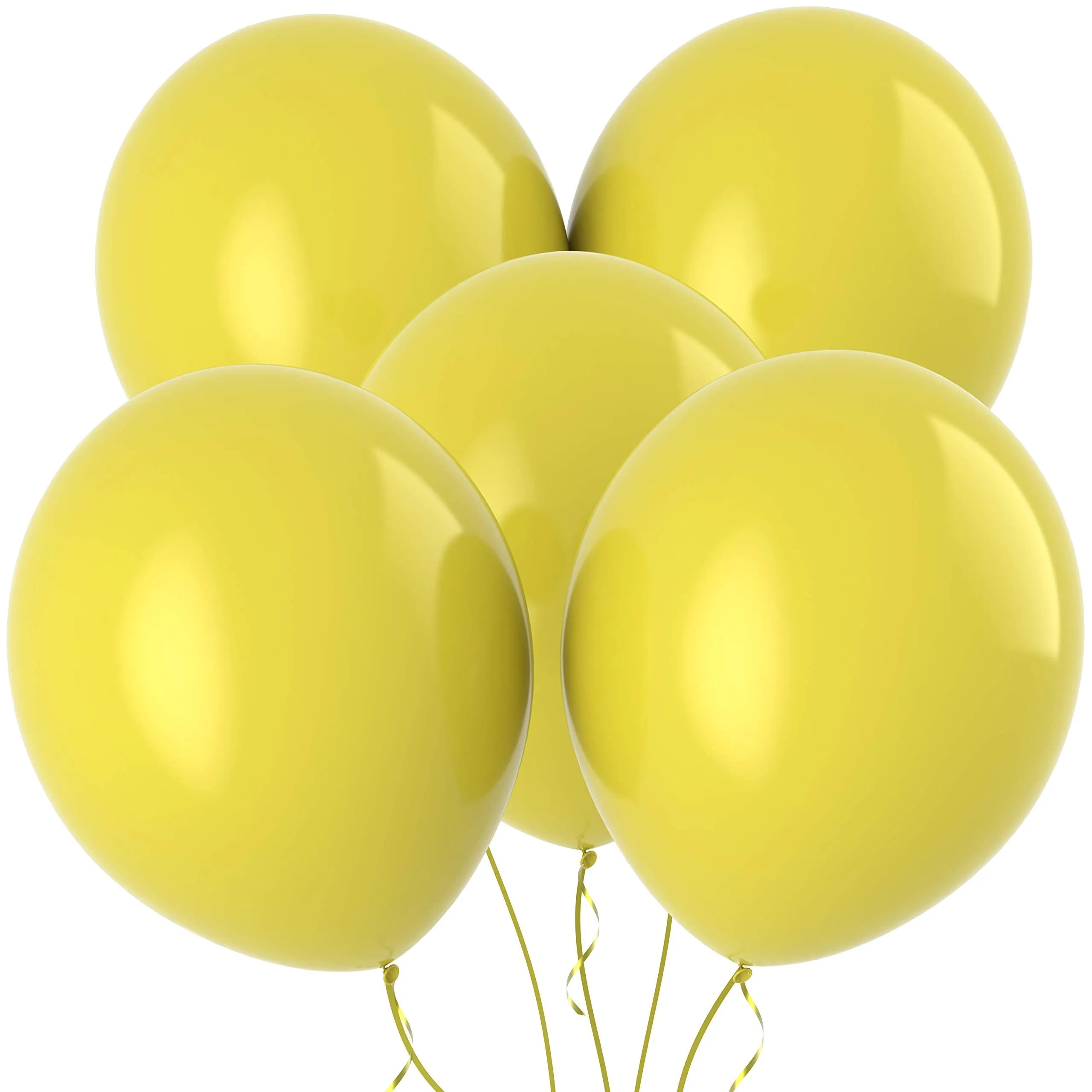 Yellow Jumbo Balloons - 30 Extra Large 18 Inch Yellow Balloons For Photo Shoot