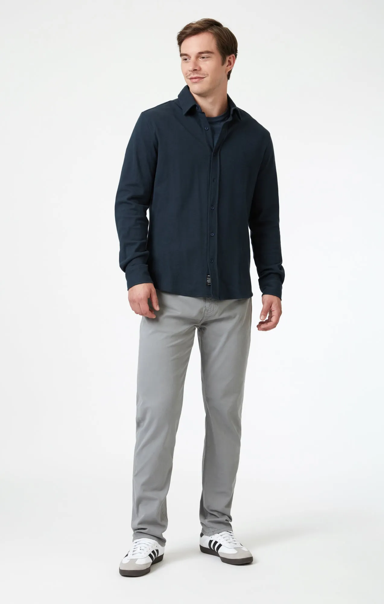 ZACH STRAIGHT LEG IN ULTIMATE GREY CASUAL TWILL